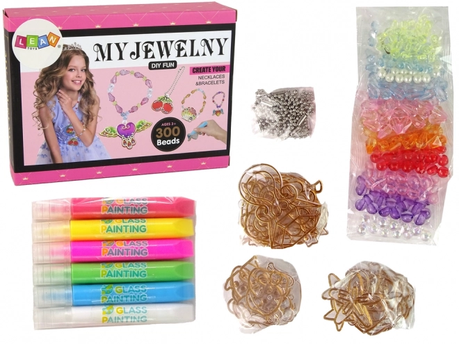 Sieraden DIY set met stiften en kralen