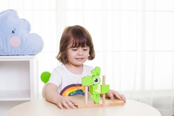 Houten puzzel - Kikker