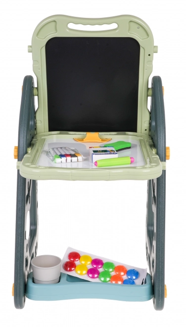 Multifunctioneel bord voor kinderen 3+ met magnetisch bord en stoeltje