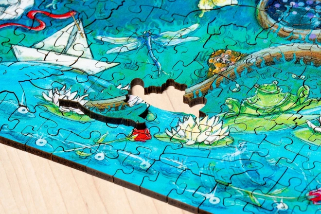 Houten puzzel magisch bos 500 stukjes