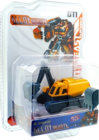 Transformer vrachtwagen bouwmachine-robot