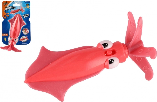 Opwindbare sepia voor kinderen – plastic waterspeeltje 15 cm