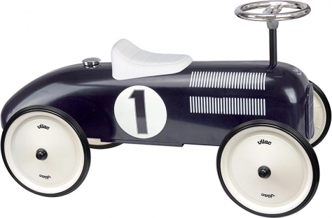 Vilac vintage loopauto voor kinderen – zwart