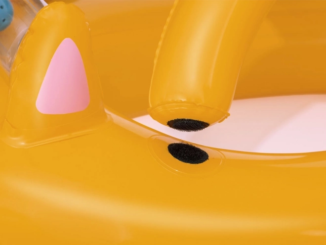 Opblaasboot voor kinderen Vos met afneembaar zonnescherm