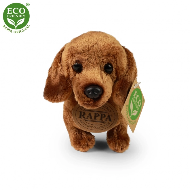 Stoffen hond teckel staande 2dr. 19 cm ECO-VRIENDELIJK