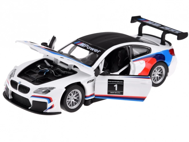 Metalen model van sportauto BMW M6 GT3
