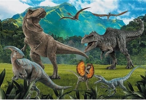 Puzzel dinosaurussen Jurassic Park 100 stukjes