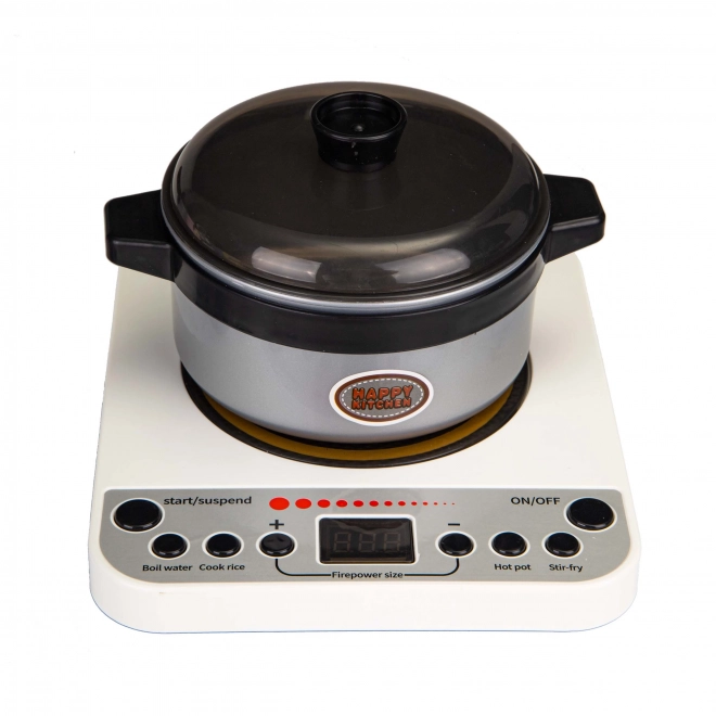 Keuken- en grillspeelset voor kinderen met geluid en LED, 40 delen