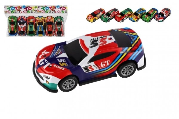 Set van raceauto's met terugtrekmechanisme