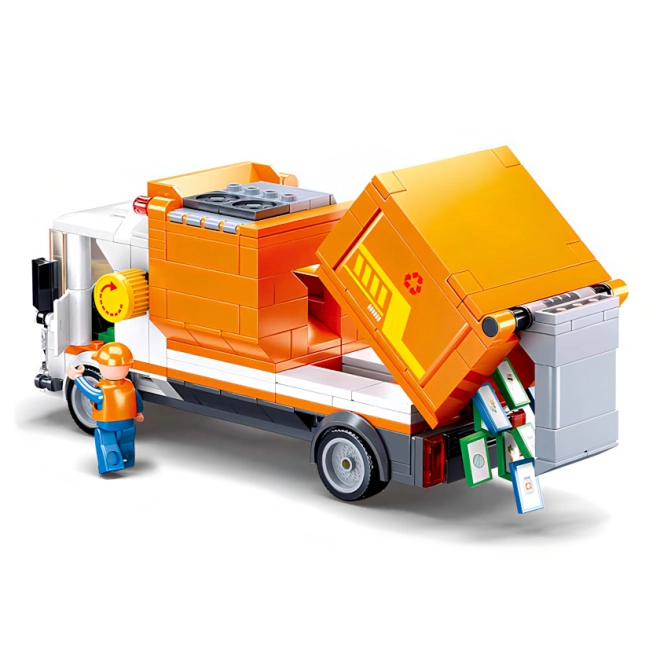 Functionele vuilniswagen voor realistisch spel