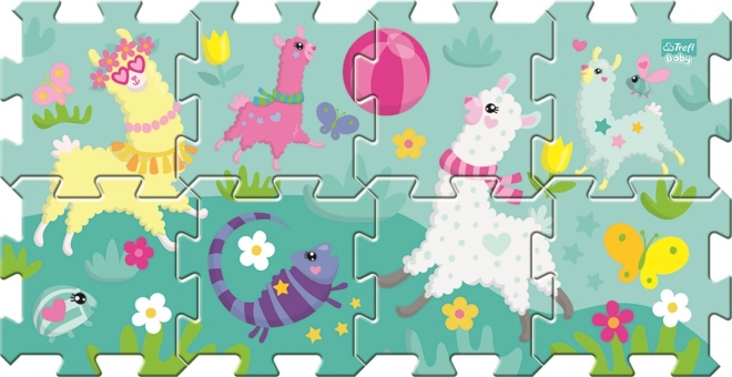 TREFL Foam puzzel Vrolijke lama’s