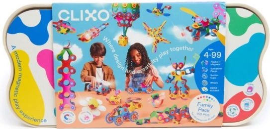 Magnetische bouwset Clixo Family Pack - 150 onderdelen