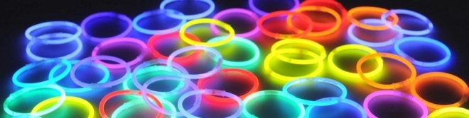 Lichtgevende feestarmbanden 20cm, 50 stuks