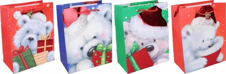 kerstcadeautas M 26 × 32 × 10 cm