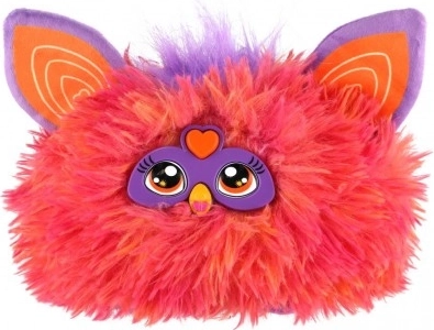 Pluchen Stoere Furby oranje 19x12 cm