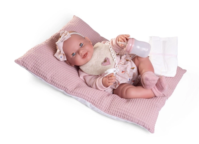 Antonio Juan 50414 MIA - knipperende en plassende realistische baby pop met volledig vinyllichaam - 42 cm