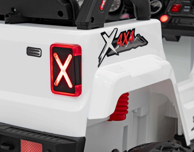 Kinder elektrische terreinwagen Speed wit