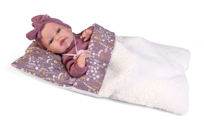 Antonio Juan 70356 TONETA - realistische babypop met geluiden en zacht stoffen lichaam - 34 cm