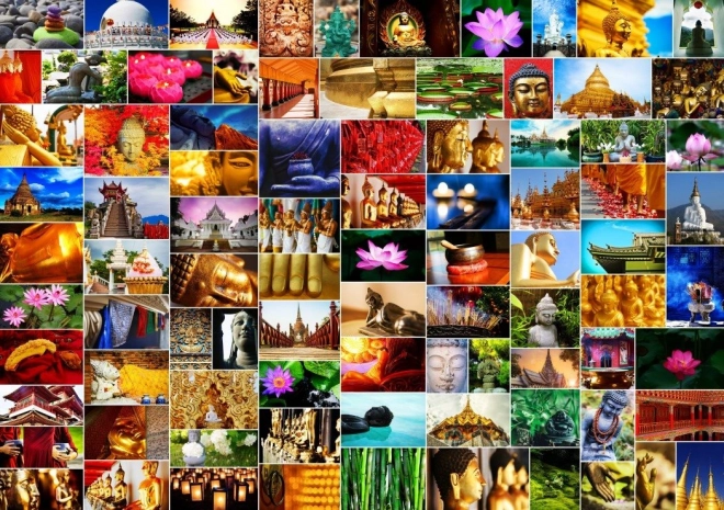 Zen collagepuzzel 1500 stukjes