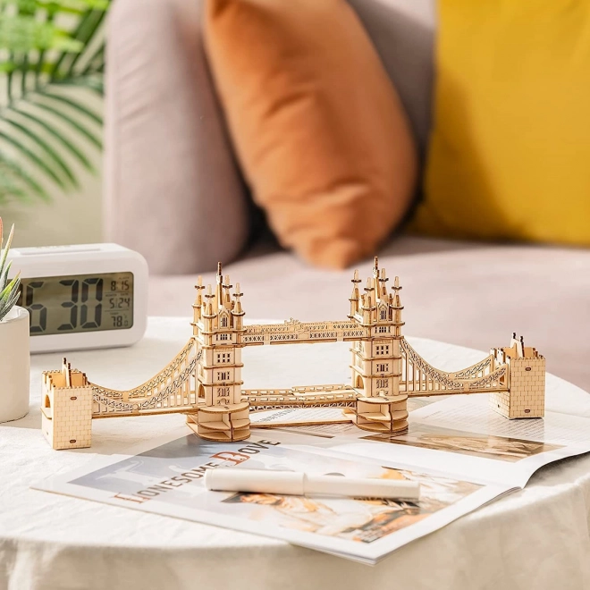 RoboTime houten 3D puzzel brug Tower Bridge verlicht
