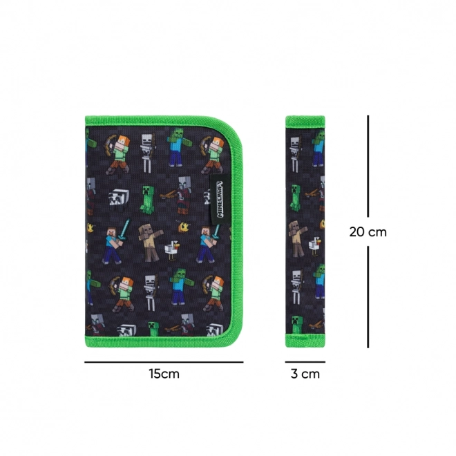 BAAGL School etui met één compartiment Minecraft