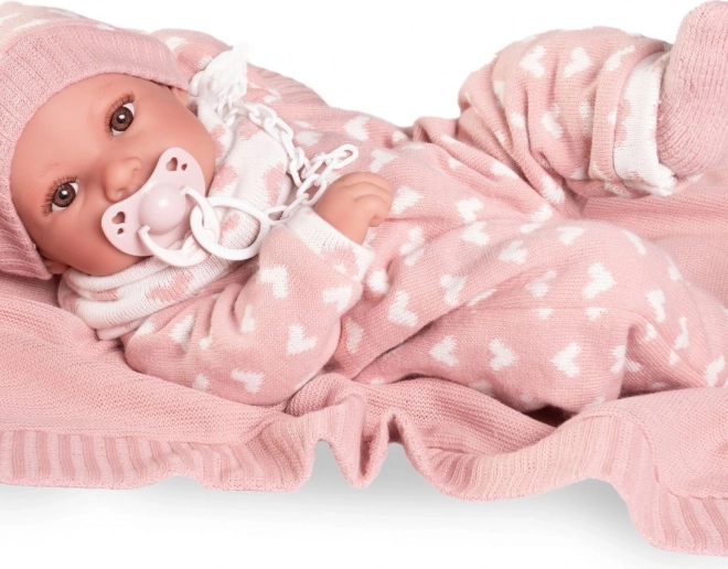 Erika - Realistische Babypop met Volledig Vinyllichaam 42 cm