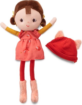Lilliputiens pop Alice 30 cm met vossenmuts