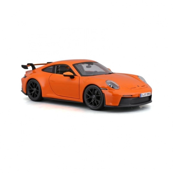 Bburago Porsche 911 GT3 model oranje 1:24