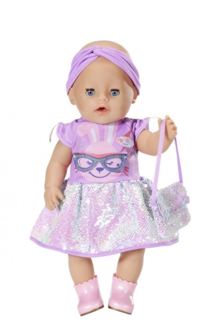BABY born Deluxe Verjaardagseditie met Jurkjes, 43 cm