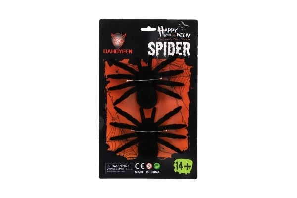 Kleine spinnen 2 stuks pluche carnaval