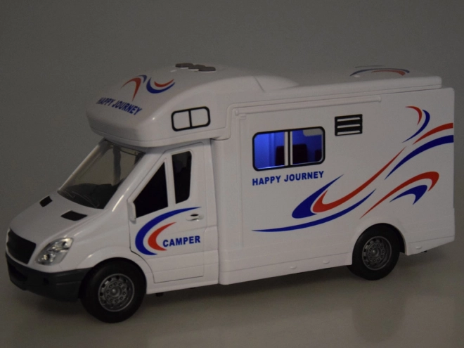 Kinder camping camper met lichten en geluiden