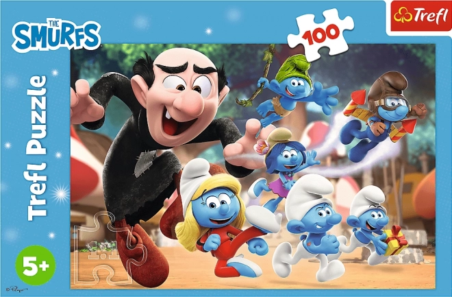 TREFL Puzzel Smurfen: Papa Smurf's Les 100 stukjes