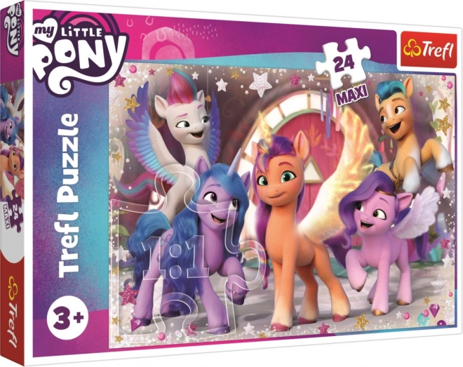 Puzzel Maxi 24 Plezier van Pony films