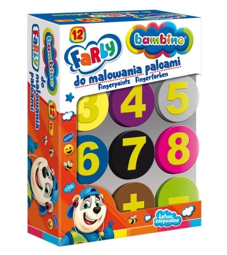 BAMBINO Vingerverf 12 kleuren
