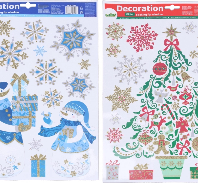 Kerst-raamdecoratie 41 × 29 cm