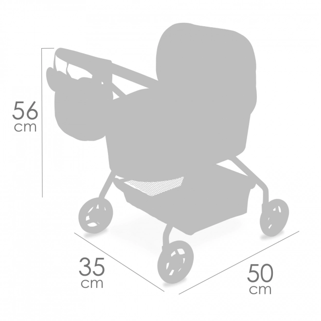 Mijn eerste poppenwagen met tas Koala 56 cm