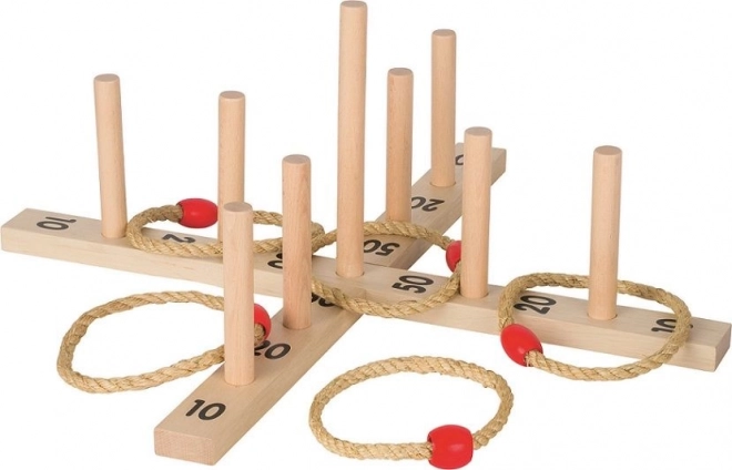 Houten ringwerpspel voor kinderen