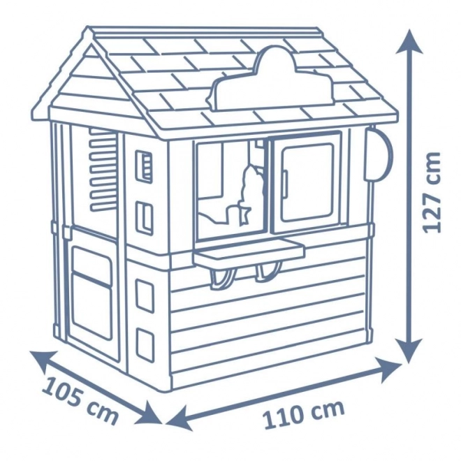 Smoby kinderhuisje speelset