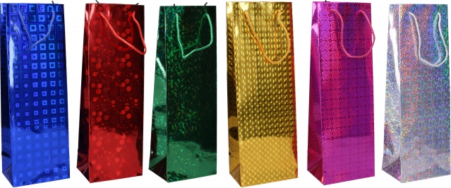 Cadeautas voor fles M 12 × 34 × 9 cm – het hele jaar door