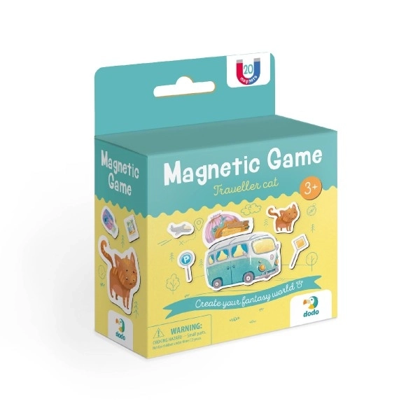 Magnetisch spel Kat en reizen
