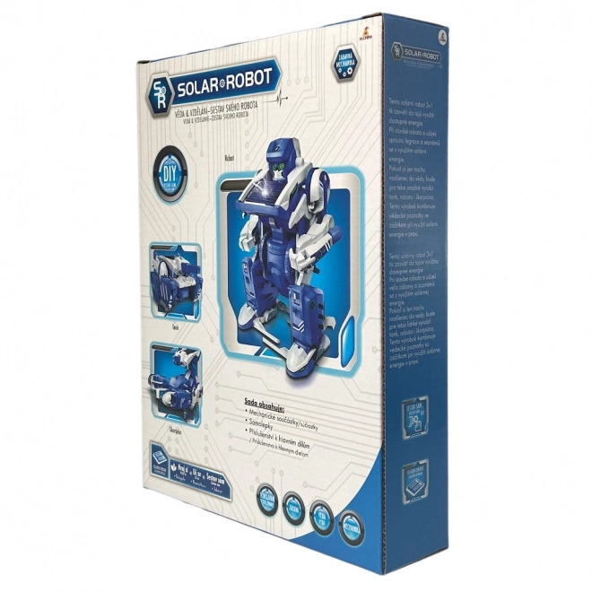 Zonne-energie aangedreven robot 3-in-1