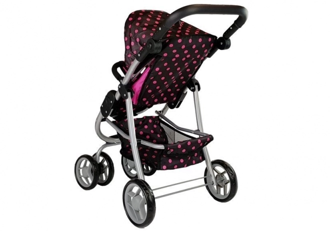 Kinderwagen 2 in 1 met tas voor kinderwagen Zwart en Roze