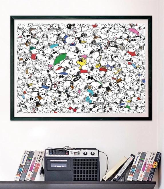 CLEMENTONI Onmogelijk Puzzel Peanuts 1000 stukjes