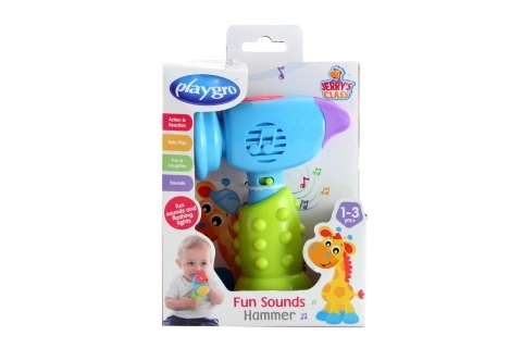 Playgro - Vrolijke hamer met geluiden