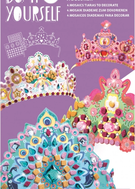 DJECO Glanzende kroon voor prinsessen DIY set