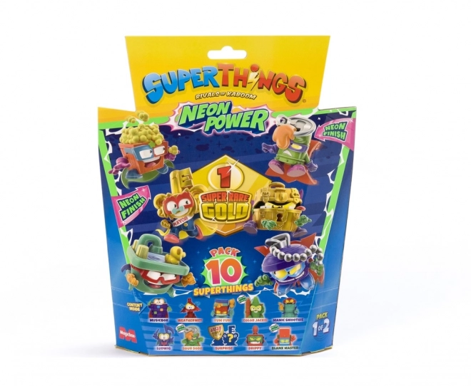 Verzamelbare figuur SuperThings NeonPower - set van 10 stuks