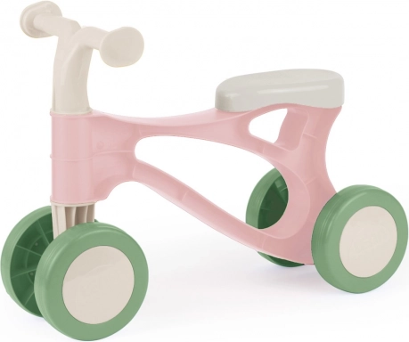 Pastelroze loopfietsje voor de kleintjes