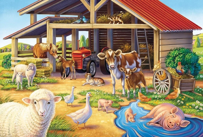 Puzzel Mijn favoriete dieren 3x48 stukjes