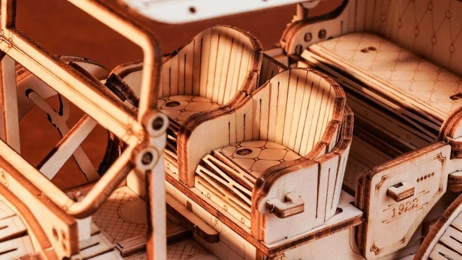 RoboTime houten 3D puzzel historisch voertuig