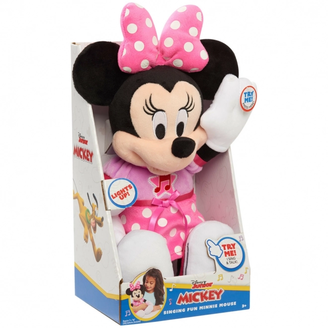 Zingende pluchen Minnie Mouse